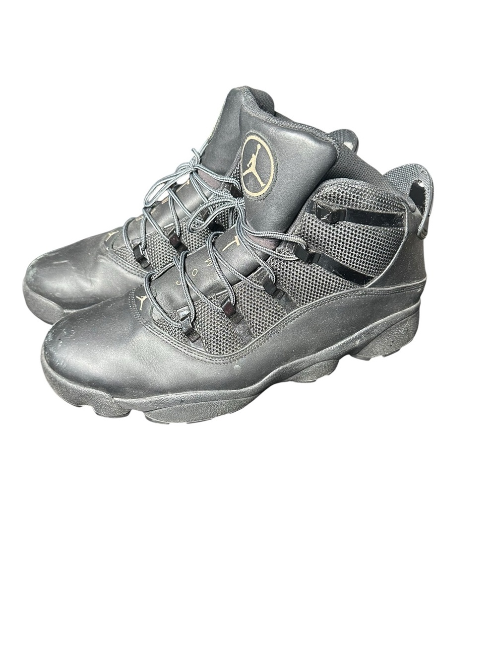 Nike Air Jordan Winterized 6 Rings in black. Style 414845-001, Men's Size 13.